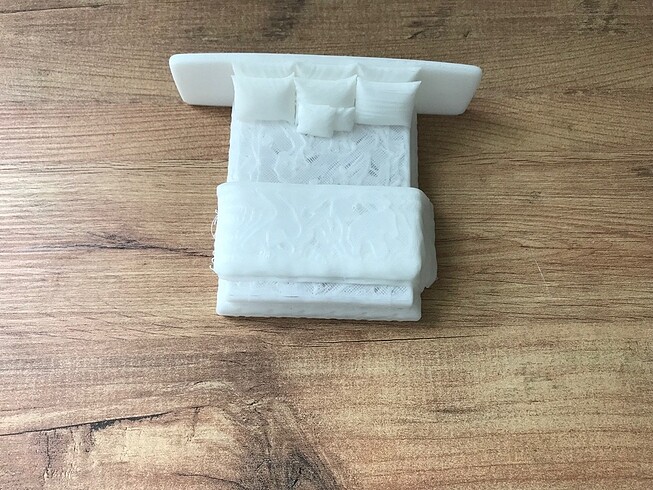 Ölçekli yatak modeli minyatür