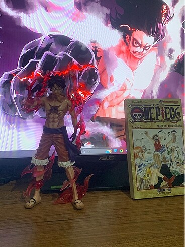  Luffy Snakeman Figür