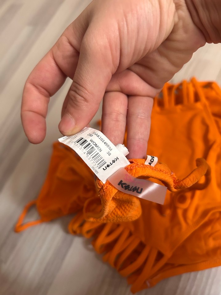 Turuncu Mini Bikini Takımı - Görsel 2