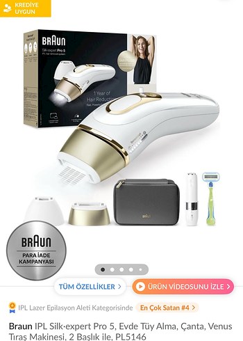 Braun IPL Silk·expert Pro 5 Lazer Epilasyon Cihazı