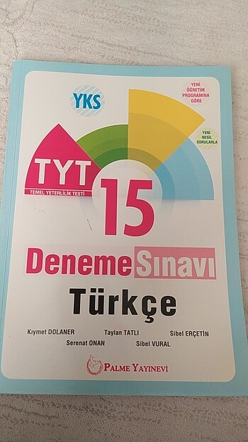 Palme yayınları tyt Türkçe denemesi