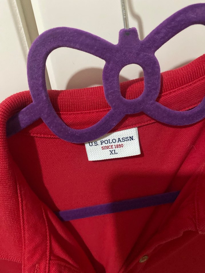 Kırmızı Kısa Kollu Polo Elbise - Görsel 2