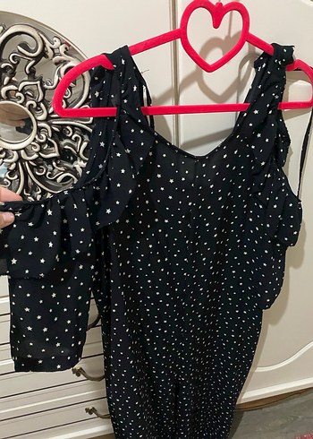 Yıldız desenli tulum - Görsel 3