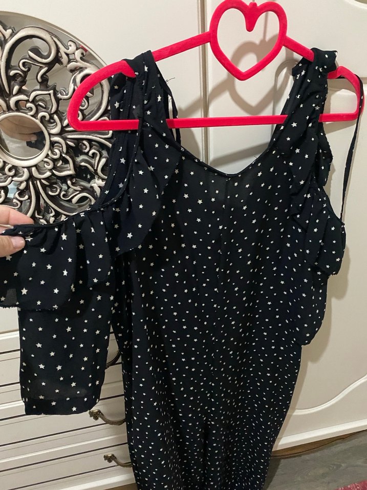 Yıldız desenli tulum - Görsel 3