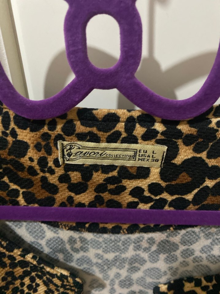 Leopar Desenli, Kürklü Midi Kadın Kaban - Görsel 3