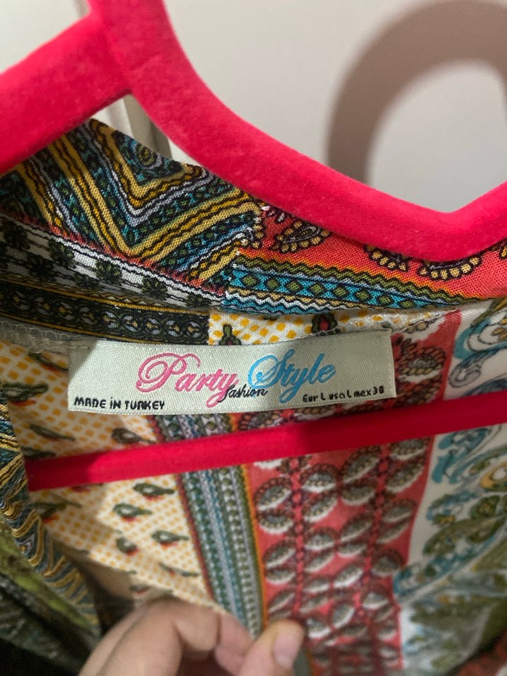 Bohem Uzun Desenli Kadın Kimono - Görsel 4