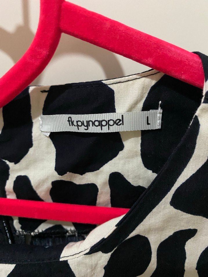 Zebra Desenli Midi Kadın Elbise - Görsel 3