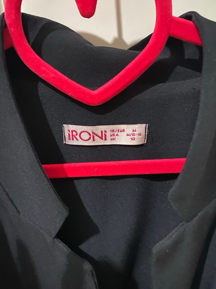 Kumaş Siyah Uzun Kadın Yelek - Görsel 2