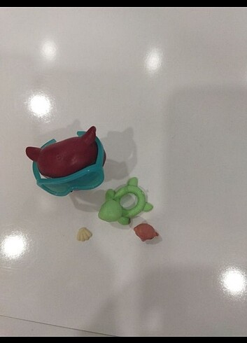 LPS Minişler Littlest pet shop su samuru miniş ve yavrusu seti