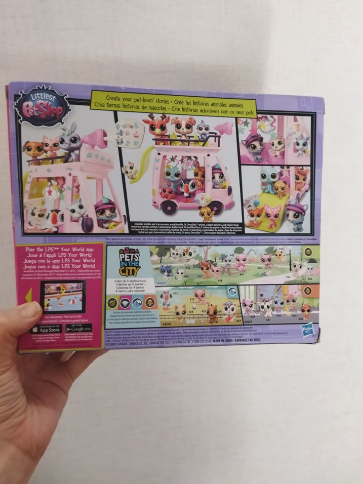 Pastel Pembe Littlest Pet Shop Minibüs ve Figür - Görsel 2