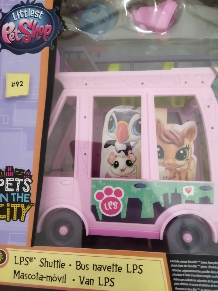 Pastel Pembe Littlest Pet Shop Minibüs ve Figür - Görsel 4
