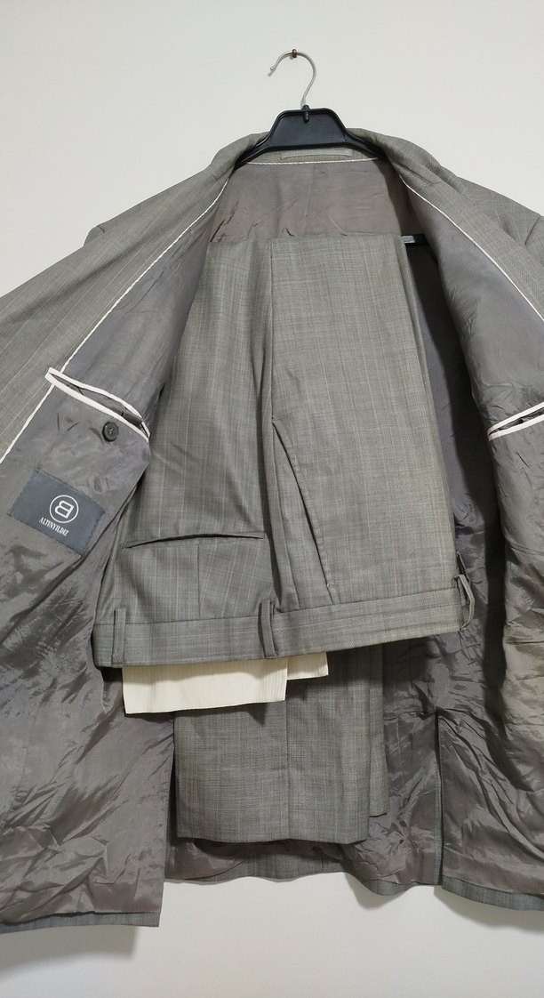 Altınyıldız Gri Düğmeli Erkek Takım Elbise - Görsel 3