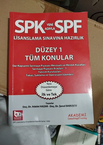 SPK Lisanslama Sınavı Hazırlık Kitabı Düzey 1 - Görsel 2