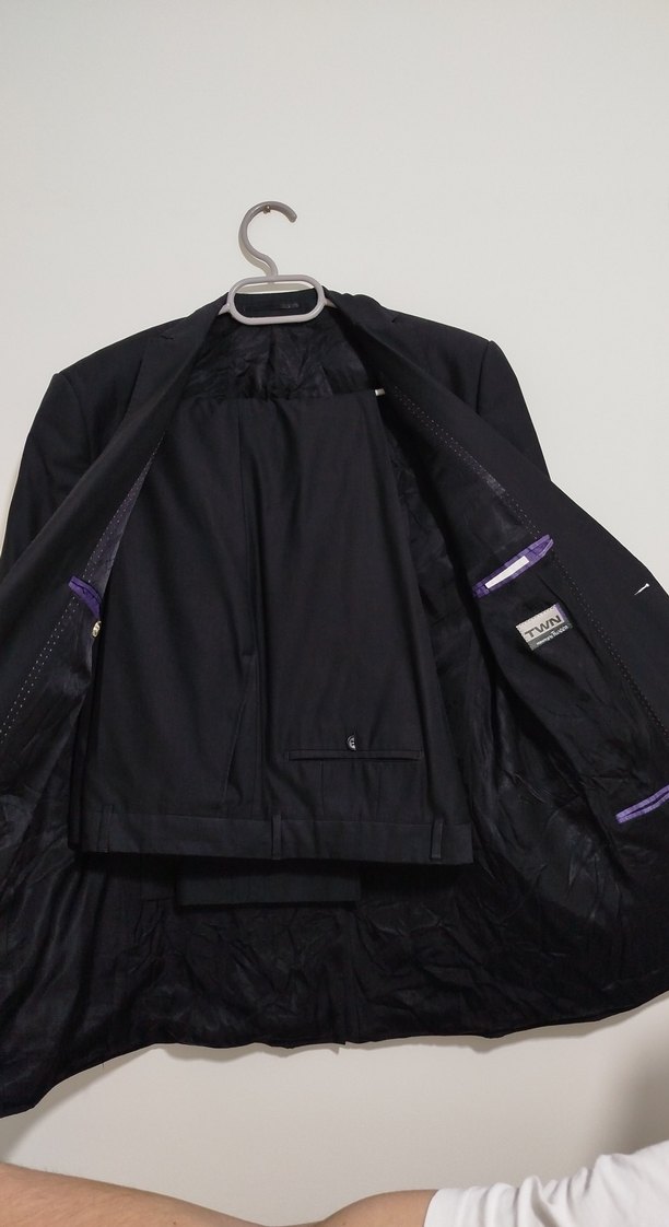 TWN Erkek Siyah Klasik Ceket Takım Elbise - Görsel 2