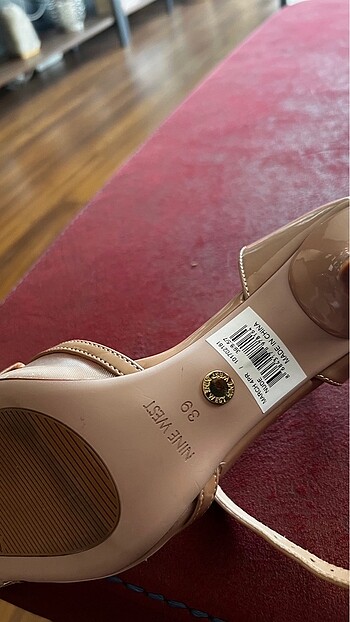39 Beden kahverengi Renk Nine West abiye ayakkabı