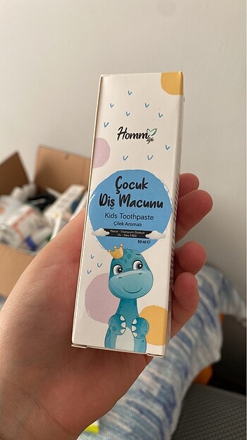 Homm Bitkisel Çocuk Diş Macunu