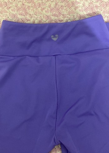 Mor Kadın Uzun Tayt - Elastik ve Fit - Görsel 2