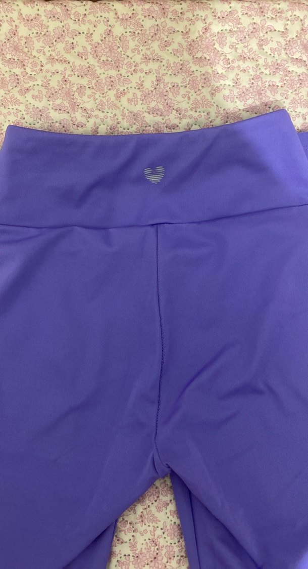 Mor Kadın Uzun Tayt - Elastik ve Fit - Görsel 2