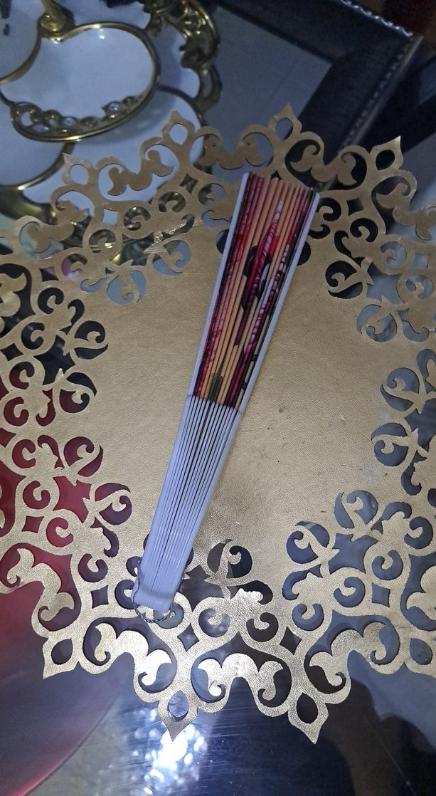 Pembe Flamingo Desenli Katlanabilir Yelpaze - Görsel 5