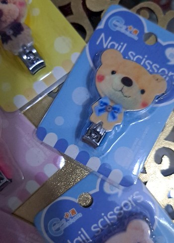 Renkli Ayıcık Desenli Tırnak Makası - Görsel 4