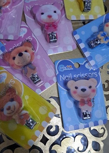 Renkli Ayıcık Desenli Tırnak Makası - Görsel 5