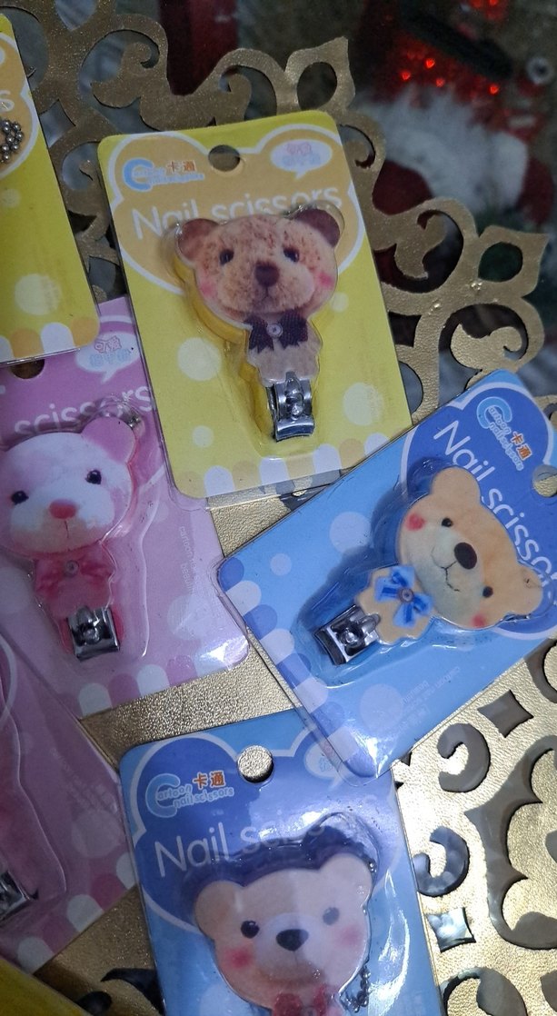 Renkli Ayıcık Desenli Tırnak Makası - Görsel 3