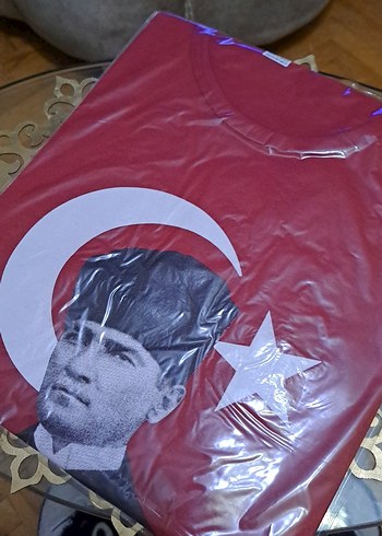 Atatürk Bayrak baskılı tişört - Görsel 2