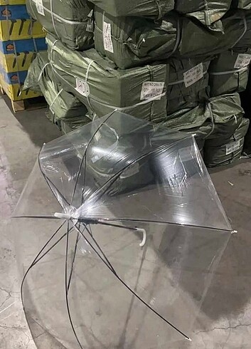 Şeffaf şemsiye
