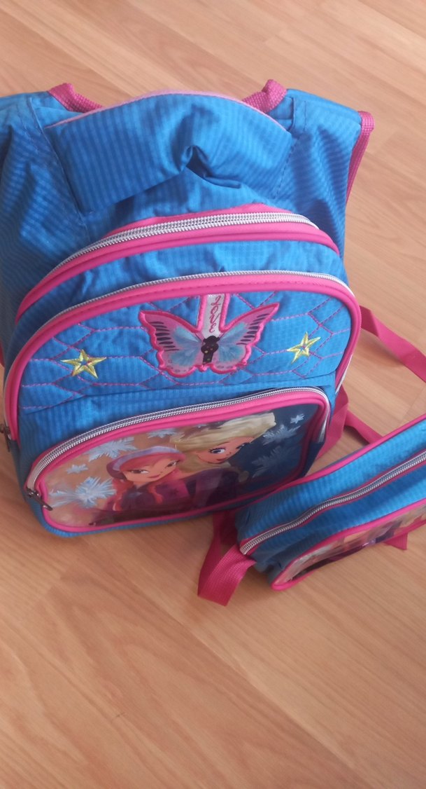 Mavi Çocuk Okul Çantası - Karakter Baskılı - Görsel 3