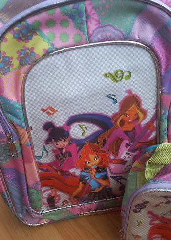 Renkli Çocuk Okul Çantası ve Kalemlik Seti - Görsel 2