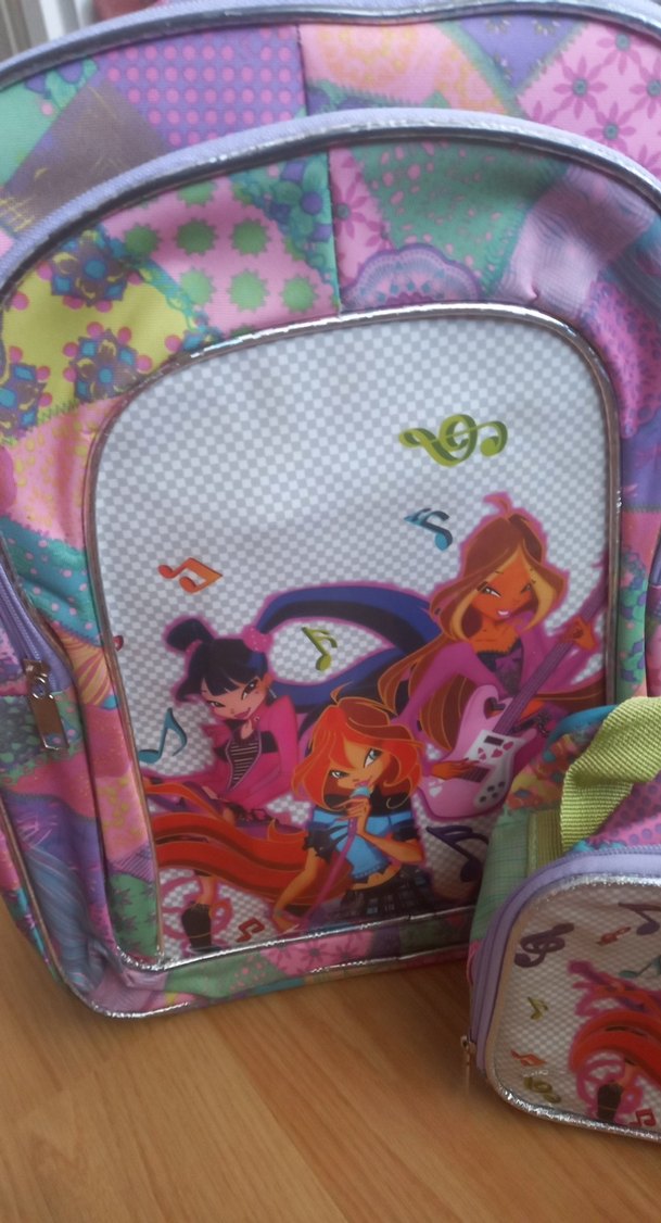 Renkli Çocuk Okul Çantası ve Kalemlik Seti - Görsel 2