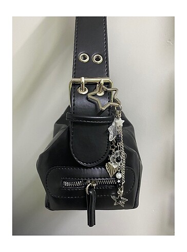 Çanta charmı çanta süsü keychain anahtarlık y2k yıldız gotik gru