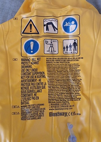 Sarı Çocuk Can Yeleği - Swim Safe - Görsel 3