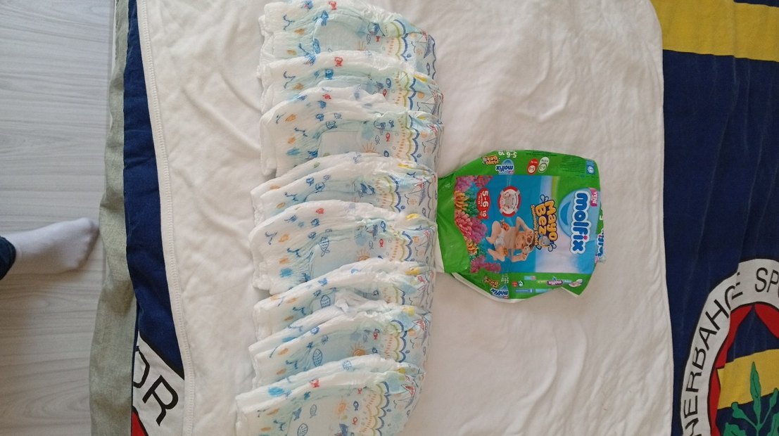 Kız bebek Mayo ,praeo ve havuz bezi - Görsel 3