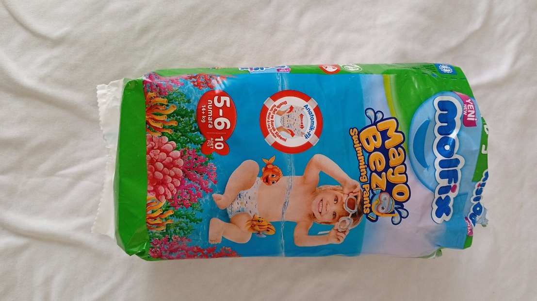 Kız bebek Mayo ,praeo ve havuz bezi - Görsel 4