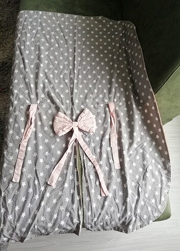 Özel dikim puset örtüsü ve emzirme önlüğü - Görsel 3