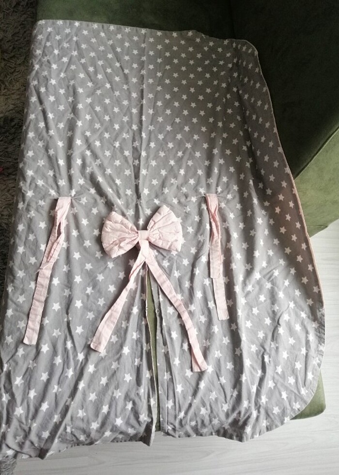 Özel dikim puset örtüsü ve emzirme önlüğü - Görsel 3