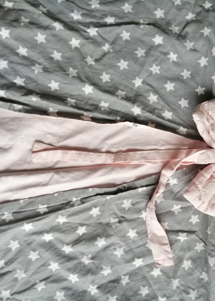 Özel dikim puset örtüsü ve emzirme önlüğü - Görsel 4