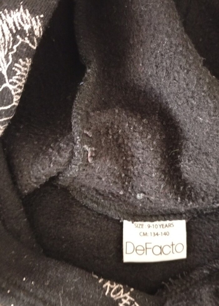 De facto kapşonlu sweatshirt - Görsel 3