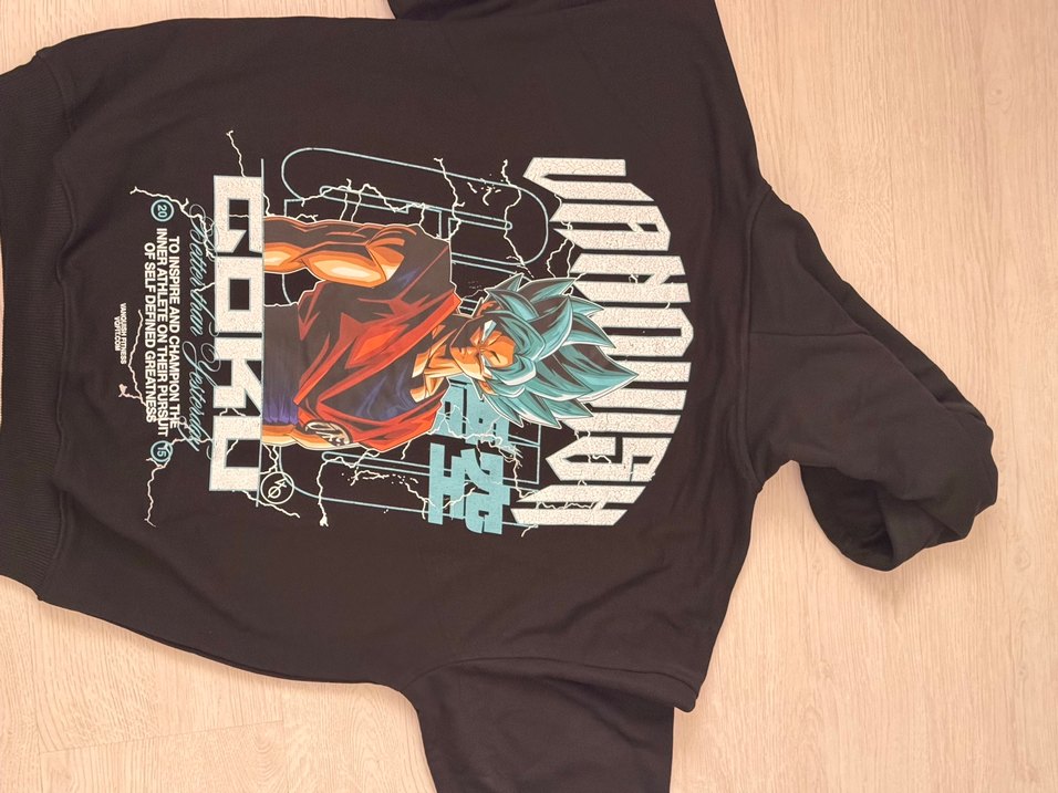 Siyah Kapüşonlu Kadın Sweatshirt - Görsel 3