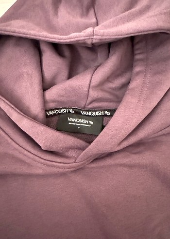 Mor Kapüşonlu Erkek Sweatshirt - Görsel 2