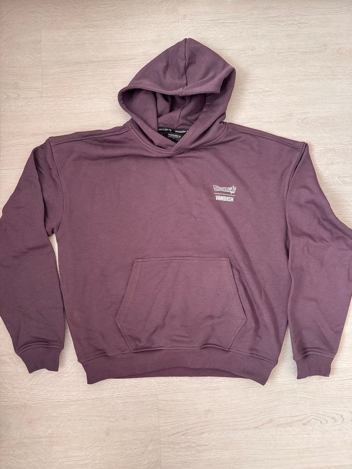 Mor Kapüşonlu Erkek Sweatshirt - Görsel 3