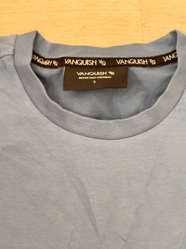 Erkek Mavi Denim Kısa Kollu Tişört - Görsel 2