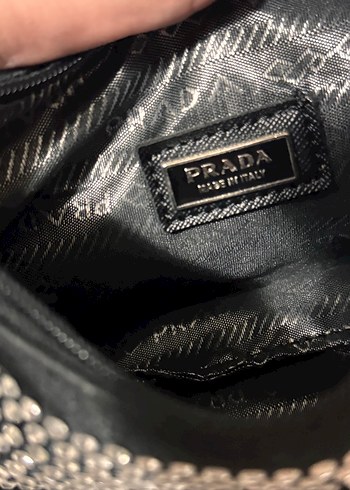 Parlak Siyah Parçalı Kadın Omuz Çantası - Görsel 6