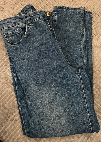 Bej Midi Kumaş Kadın Pantolon - Görsel 4