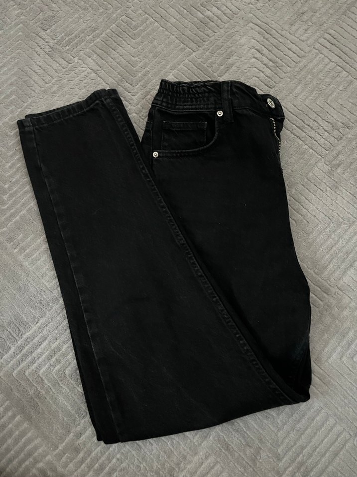 Bej Midi Kumaş Kadın Pantolon - Görsel 2