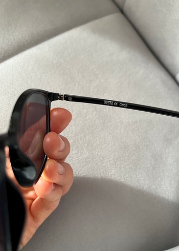 Siyah Parlak Klasik Biker Kadın Gözlüğü - Görsel 3