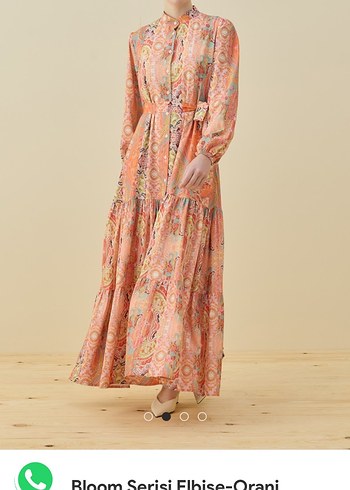 Uzun Kol, Fırfırlı Bohem Elbise - Görsel 6