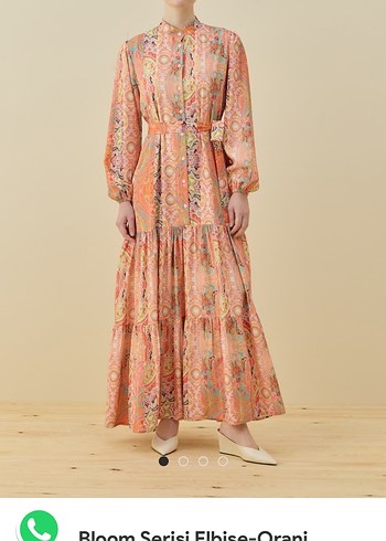 Uzun Kol, Fırfırlı Bohem Elbise - Görsel 3