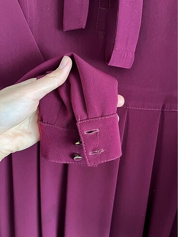 Nihan krep kumaş abiye - Görsel 5